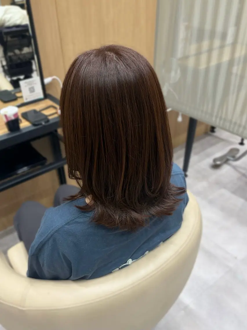 ミディアム カットカラー model🎀りせのヘアスタイル