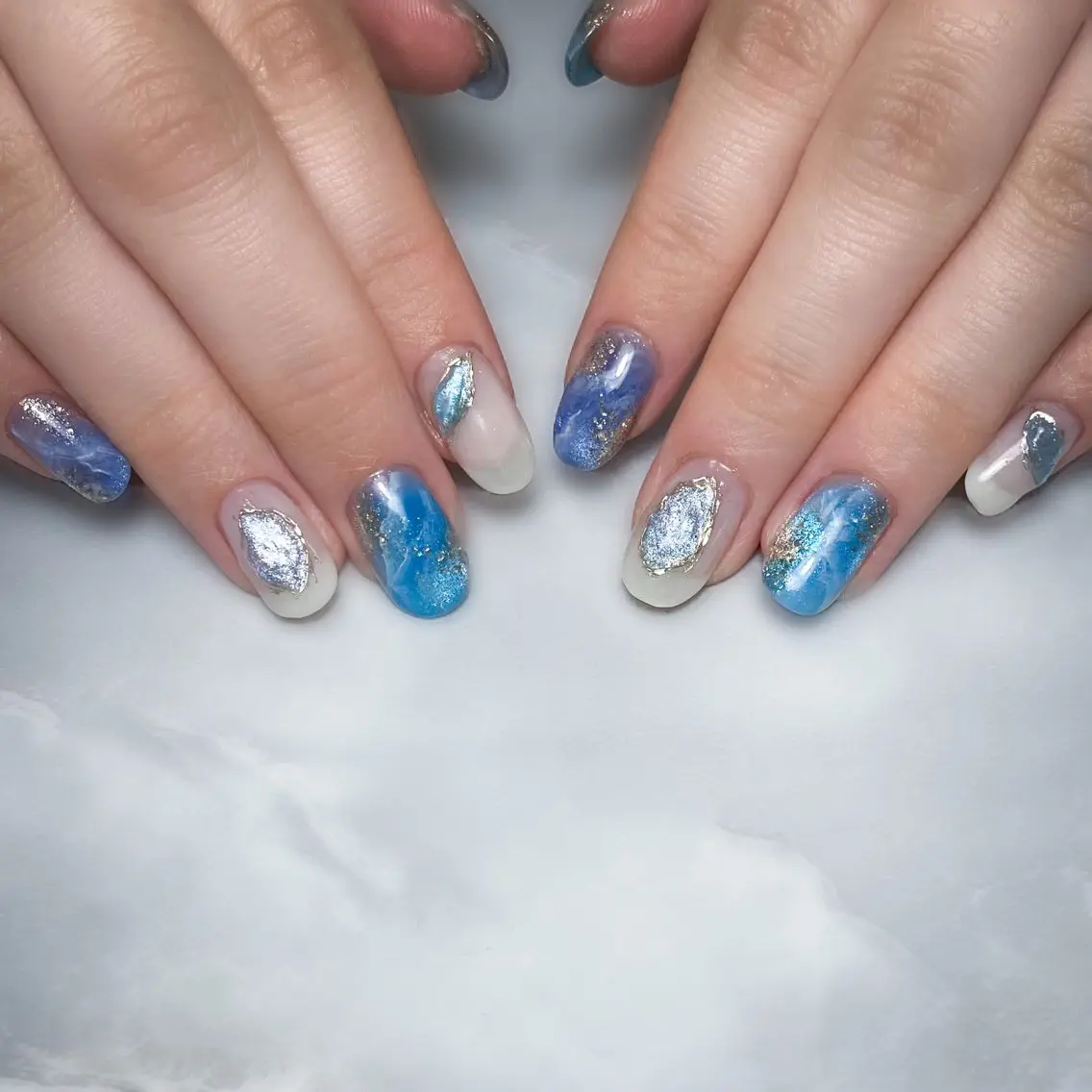 ネイル ハンドネイル &.nail/ ニュアンス/持込み可のネイルデザイン