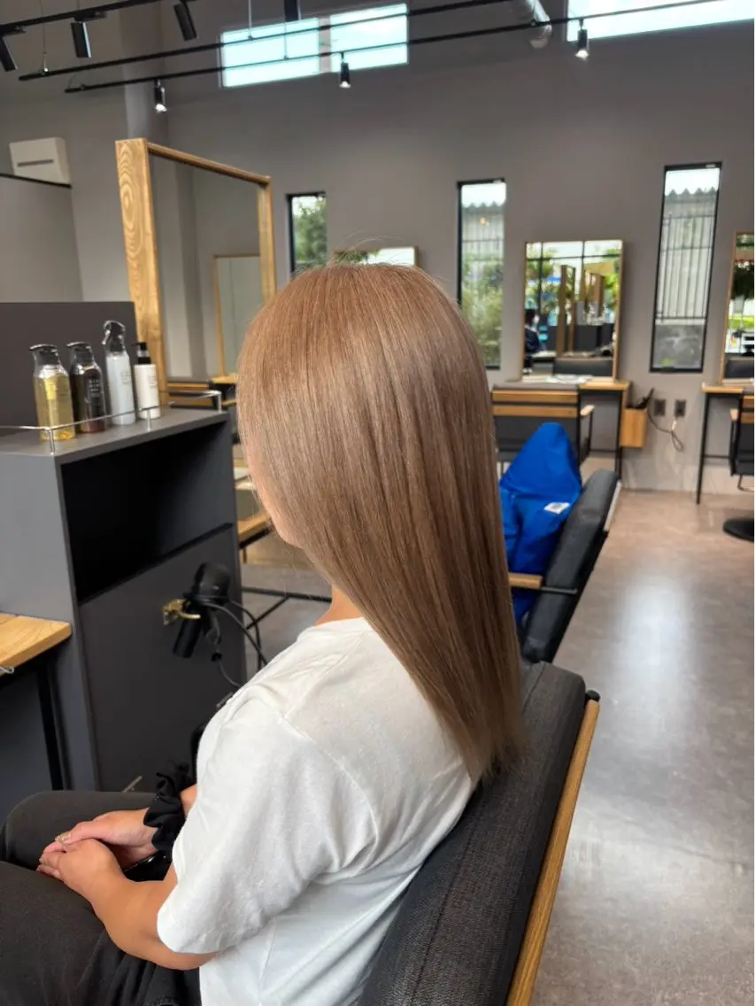 カラー ヘアカラー カラーモデル┋鶴見区 ┋横堤┋陽菜実୨୧のヘアスタイル