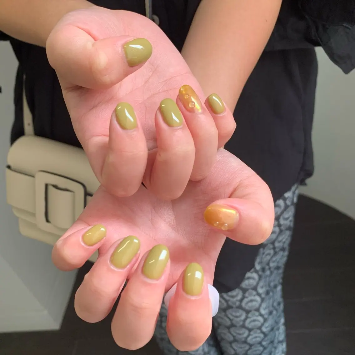 ネイル アートネイル ワンカラーネイル ELAN) Hasegawaのネイルデザイン