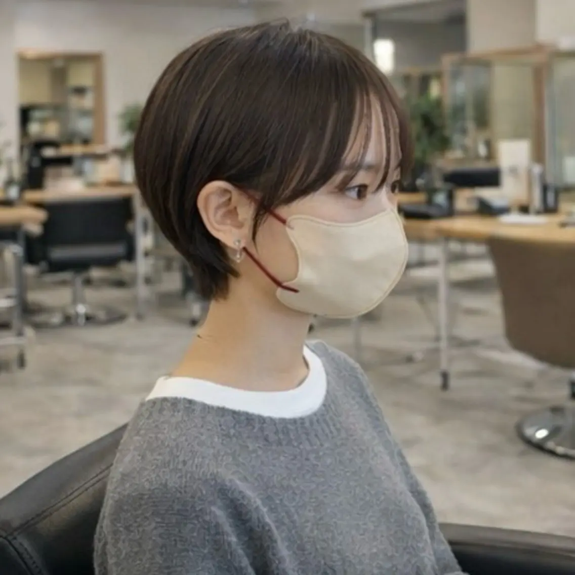 ショート 似合わせカット ショートヘア トリートメント manami/ ハッシュレイヤーのヘアスタイル