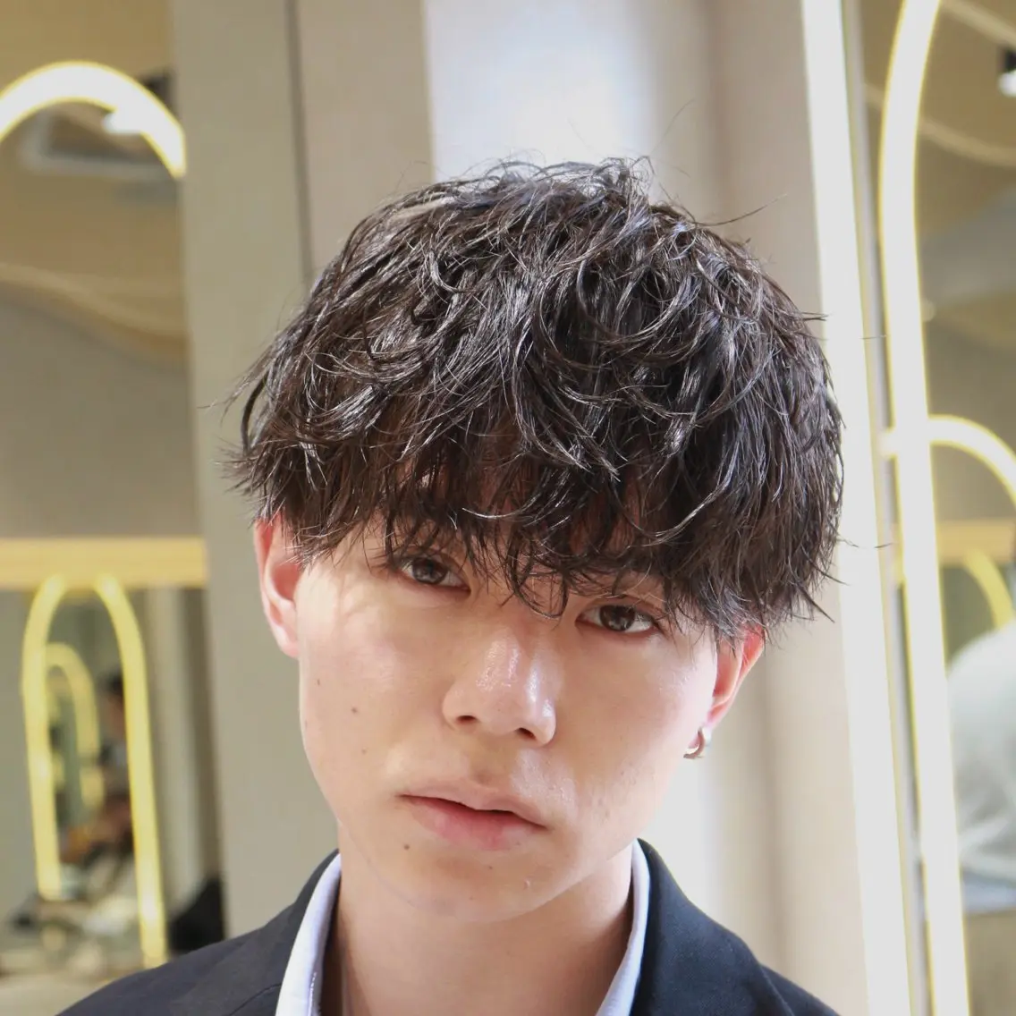 パーマ メンズ カット パーマ トリートメント メンズカット/原宿/ メンズ特化/遼祐のヘアスタイル