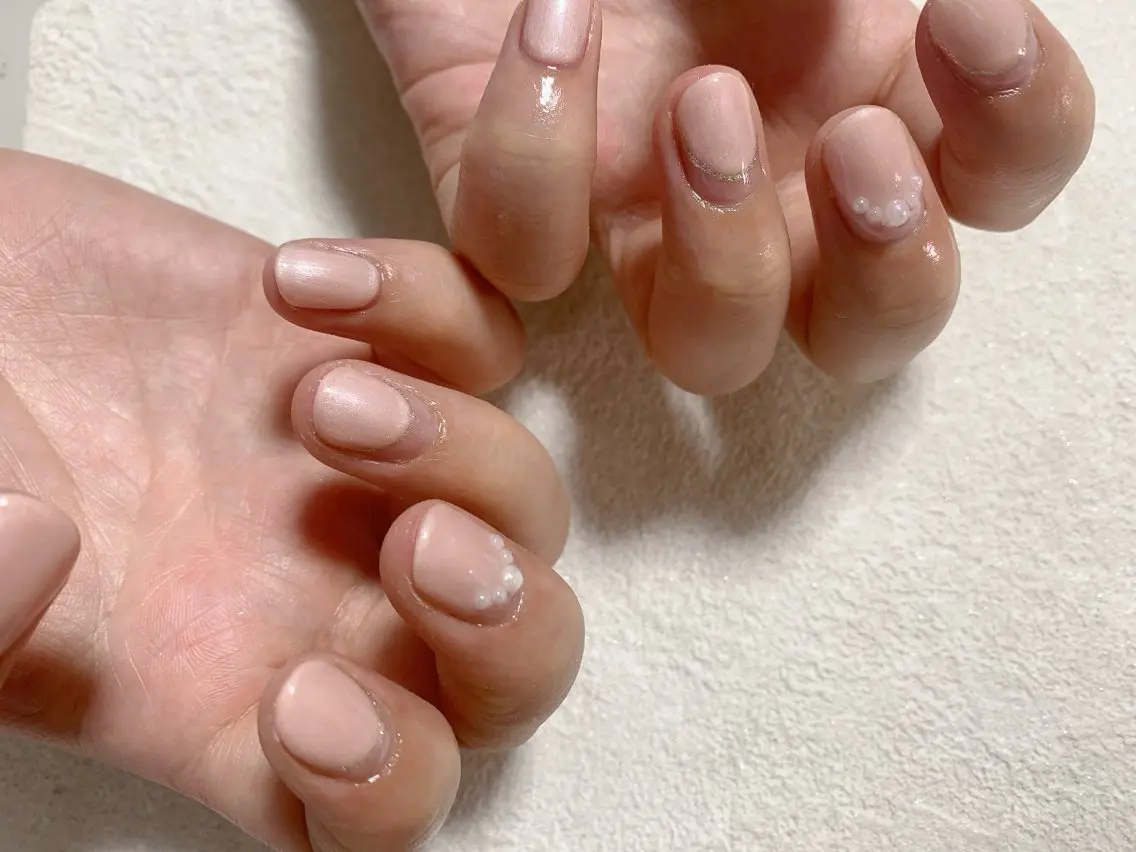 ネイル フレンチネイル ジェルネイル メンズネイル ワンカラーネイル パラジェル kiki nail たまプラーザのネイルデザイン