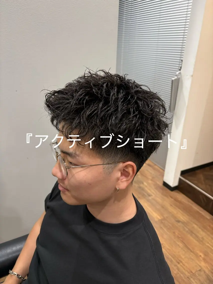 メンズ パーマ "漢"をあげる美容師 『REN』のヘアスタイル