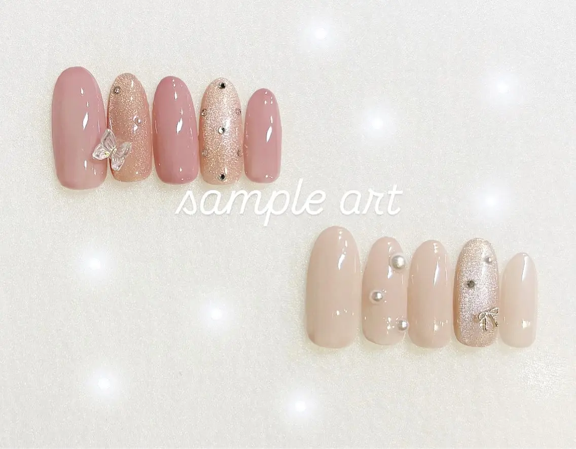 ネイル シンプルネイル AKANE 🧴のネイルデザイン