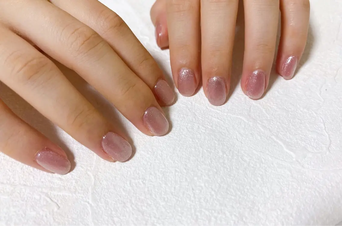 ネイル オーロラネイル フットネイル フレンチネイル ジェルネイル 韓国ネイル ハンドネイル kiki nail たまプラーザのネイルデザイン
