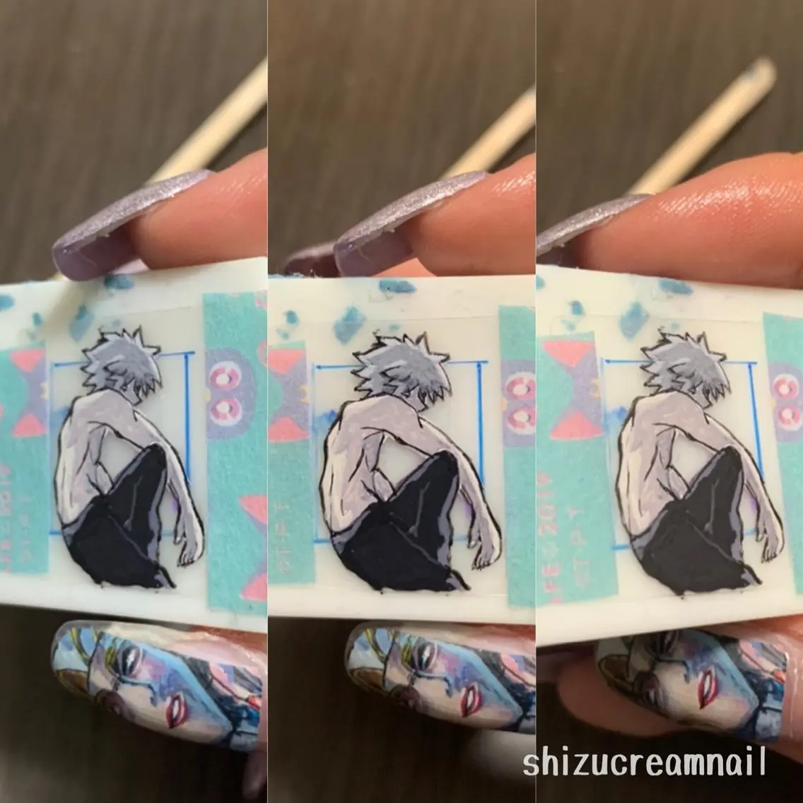 ネイル shizucream 痛デコネイル専門のネイルデザイン