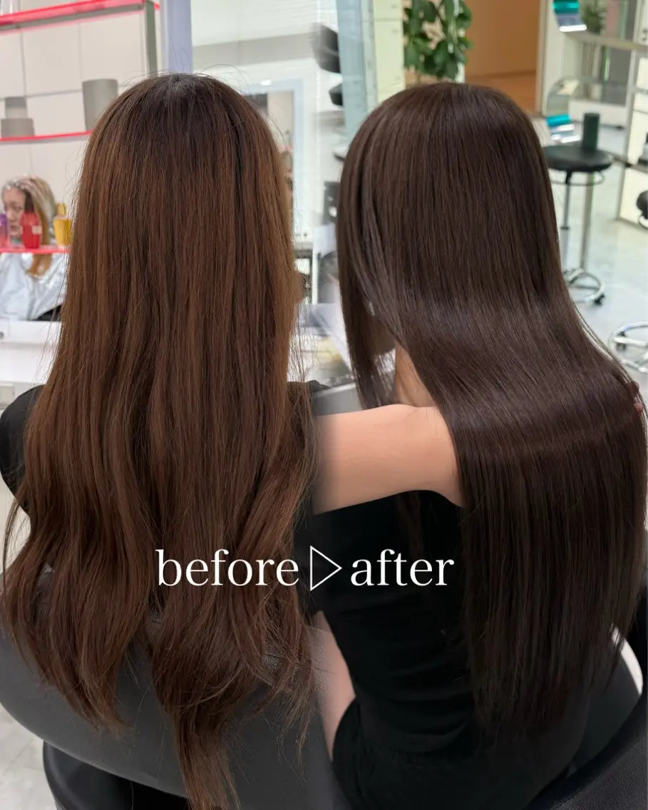 ロング カラー ブリーチ ダブルカラー ブリーチなしカラー ヘアカラー 🍀ブラウンベージュ sakura🍀のヘアスタイル