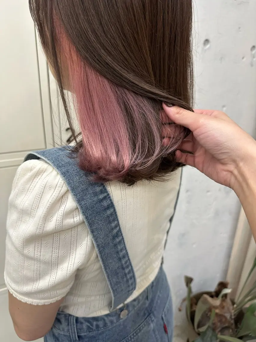 ミディアム カラー ヘアカラー ショートカットモデル 募集中🌷ひかるのヘアスタイル