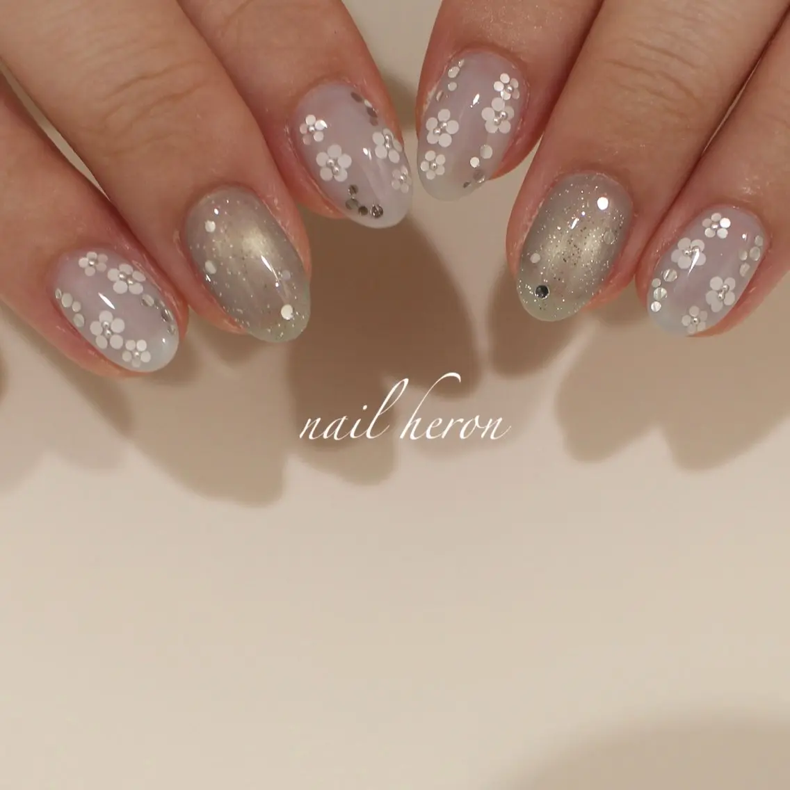 ネイル ハンドネイル saki_ nail heronのネイルデザイン