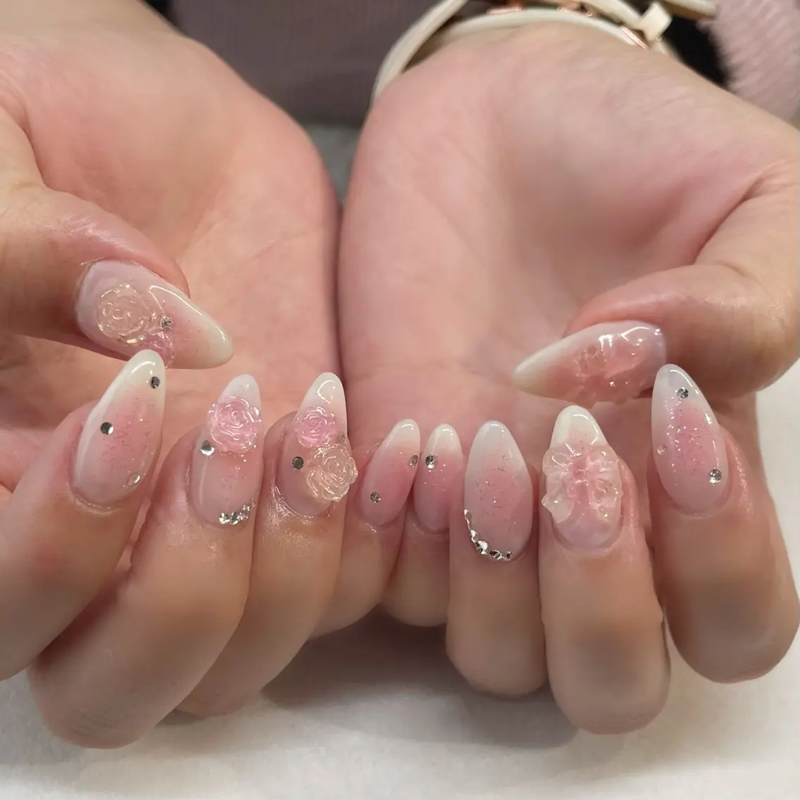 ネイル ハンドネイル 💎🐰 saki. m 🐰💎のネイルデザイン