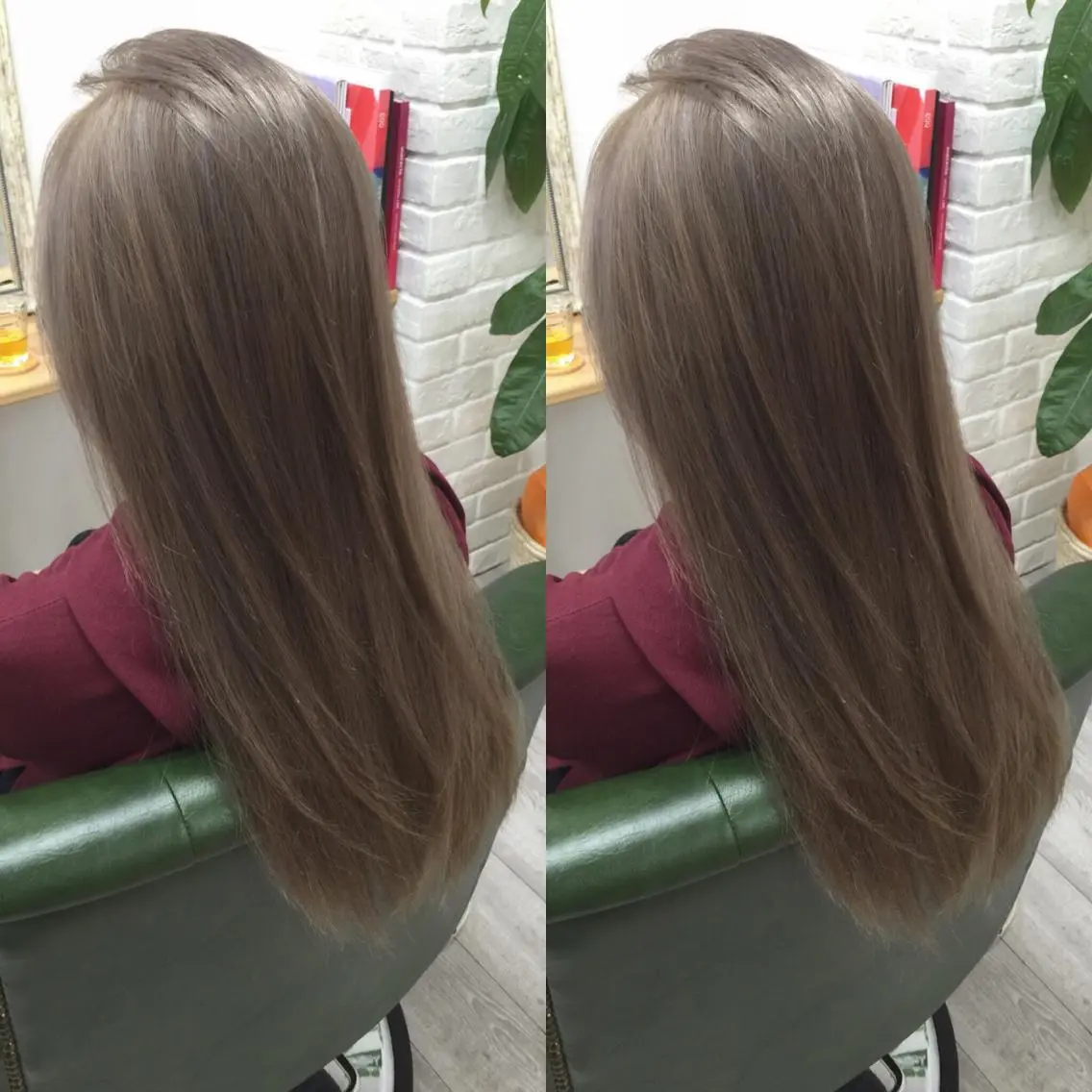 セミロング カラー Merci メルシー 福岡、今泉のヘアスタイル