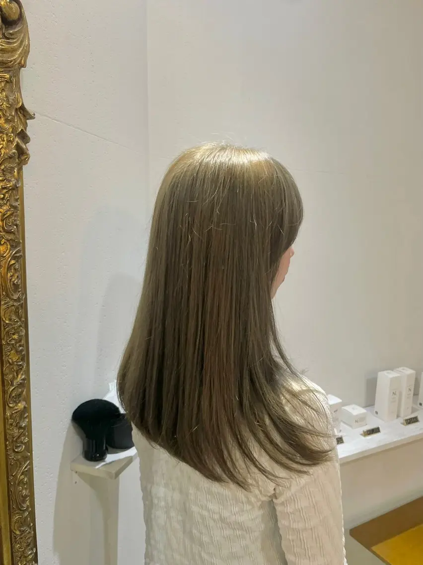 カラー ヘアカラー トリートメント rii 🫧透明感カラーのヘアスタイル