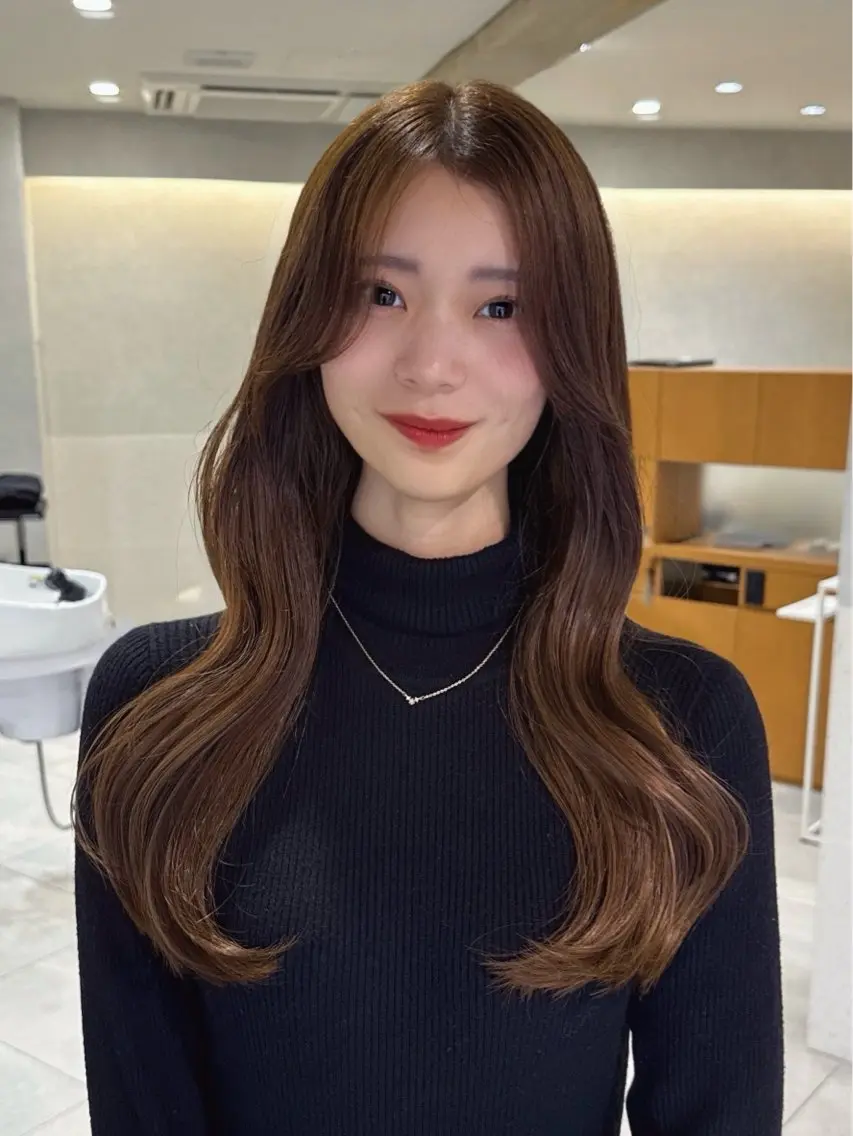 ロング ヘアカラー トリートメント MISATO THIRD SHOPのヘアスタイル