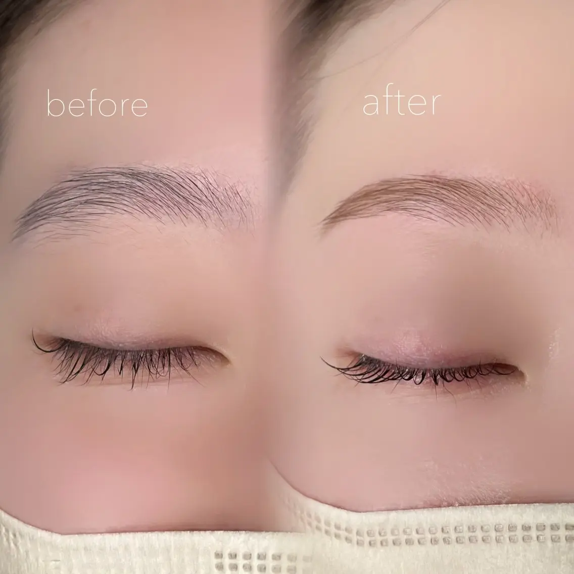 eyebrow wax➕　カラーの写真