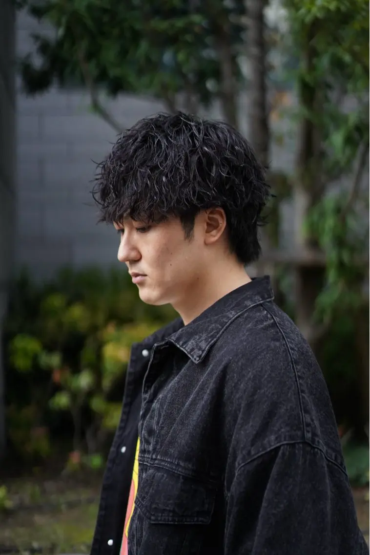 ショート パーマ メンズ メンズパーマ ツイストスパイラルパーマ スパイラルパーマ カット パーマ りゅう せいのヘアスタイル