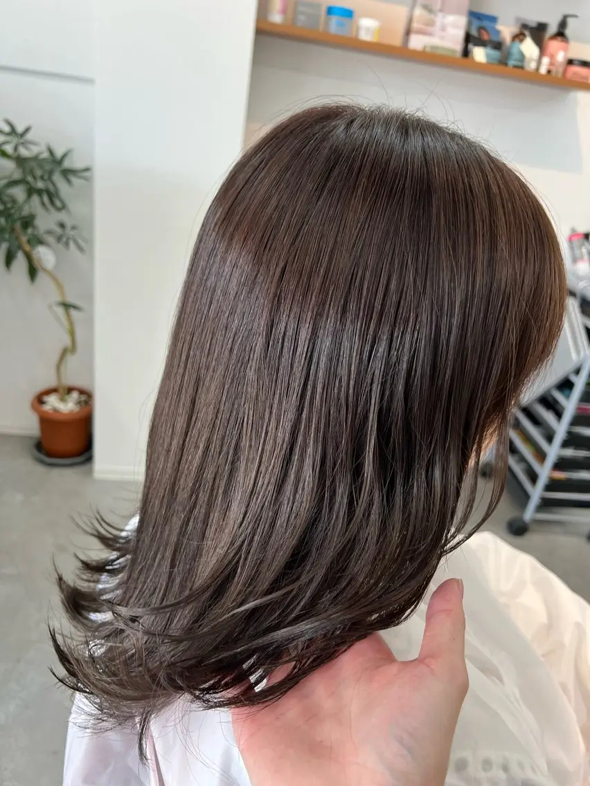 ミディアム 前 侃太のヘアスタイル