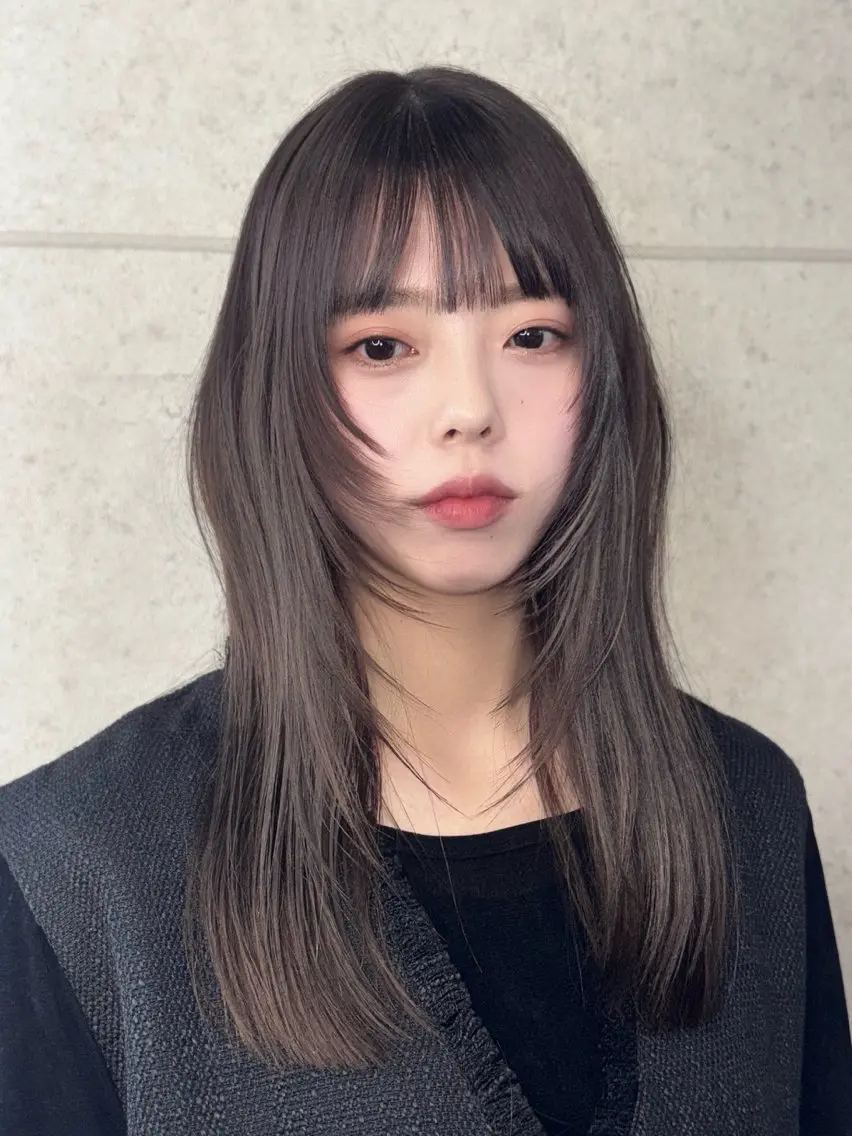 似合わせカット➕艶カラー（ブリーチなし）➕超音波5stepトリートメント（バイカルテ）の写真