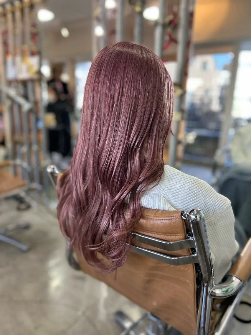 ロング ヘアカラー 🤎指名No.1原宿 表参道coii日向花のヘアスタイル