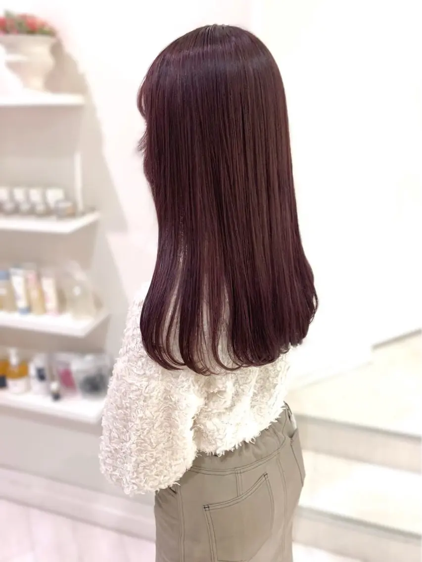 ロング カラー ヘアカラー parvemix平野 真央🎀💞のヘアスタイル