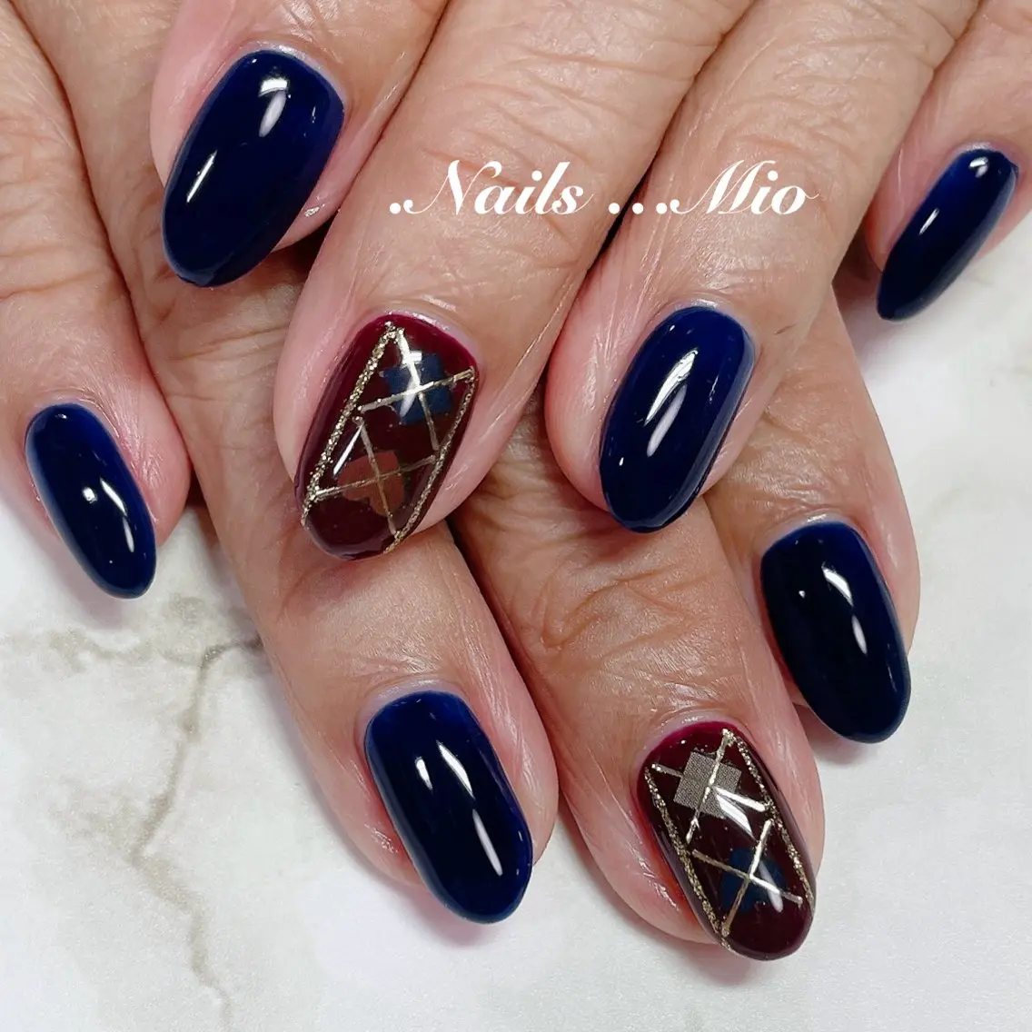 ネイル アートネイル ジェルネイル ワンカラーネイル .Nails Mio 赤羽西ネイルサロンのネイルデザイン