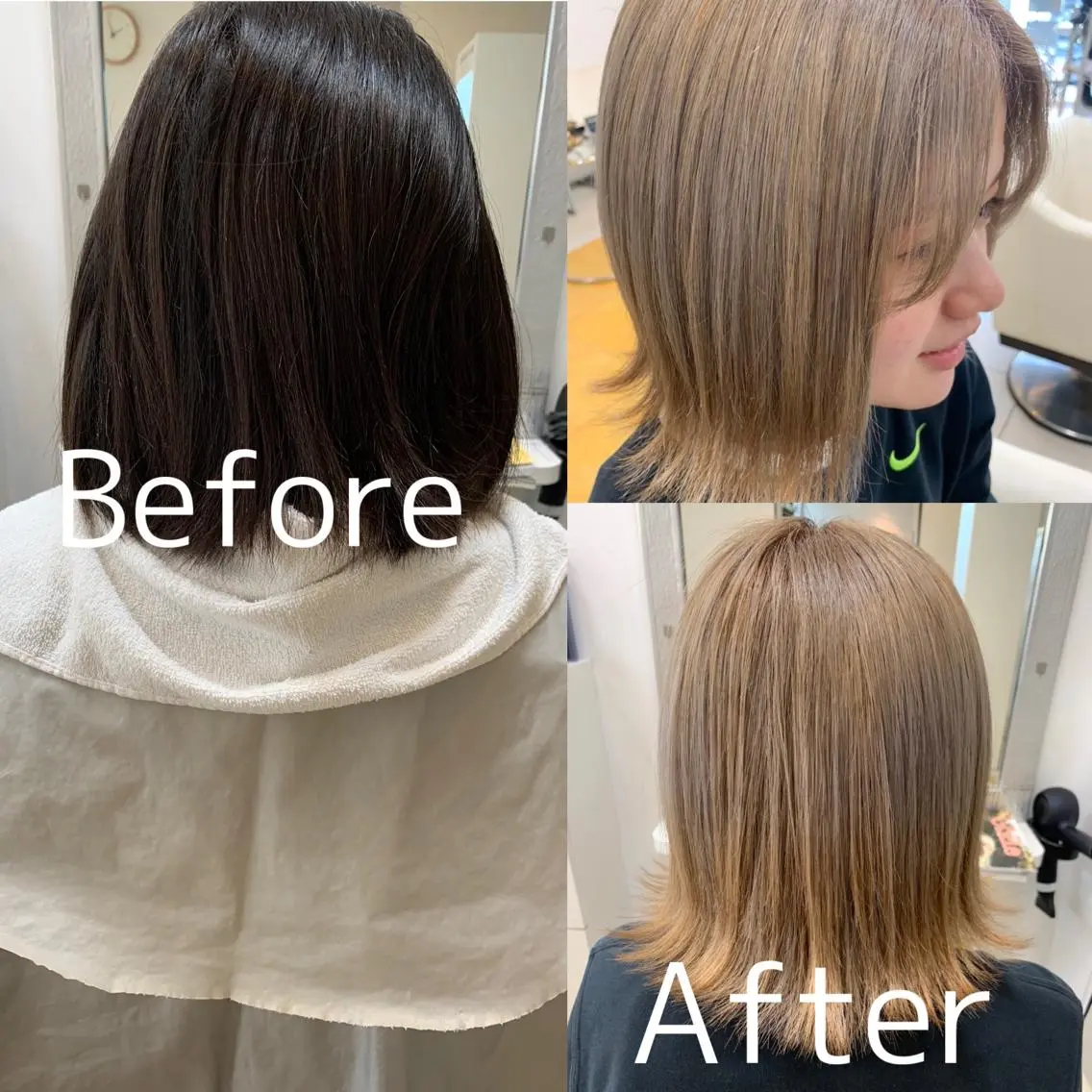ショート カラー ブリーチ 柳川 玲也のヘアスタイル