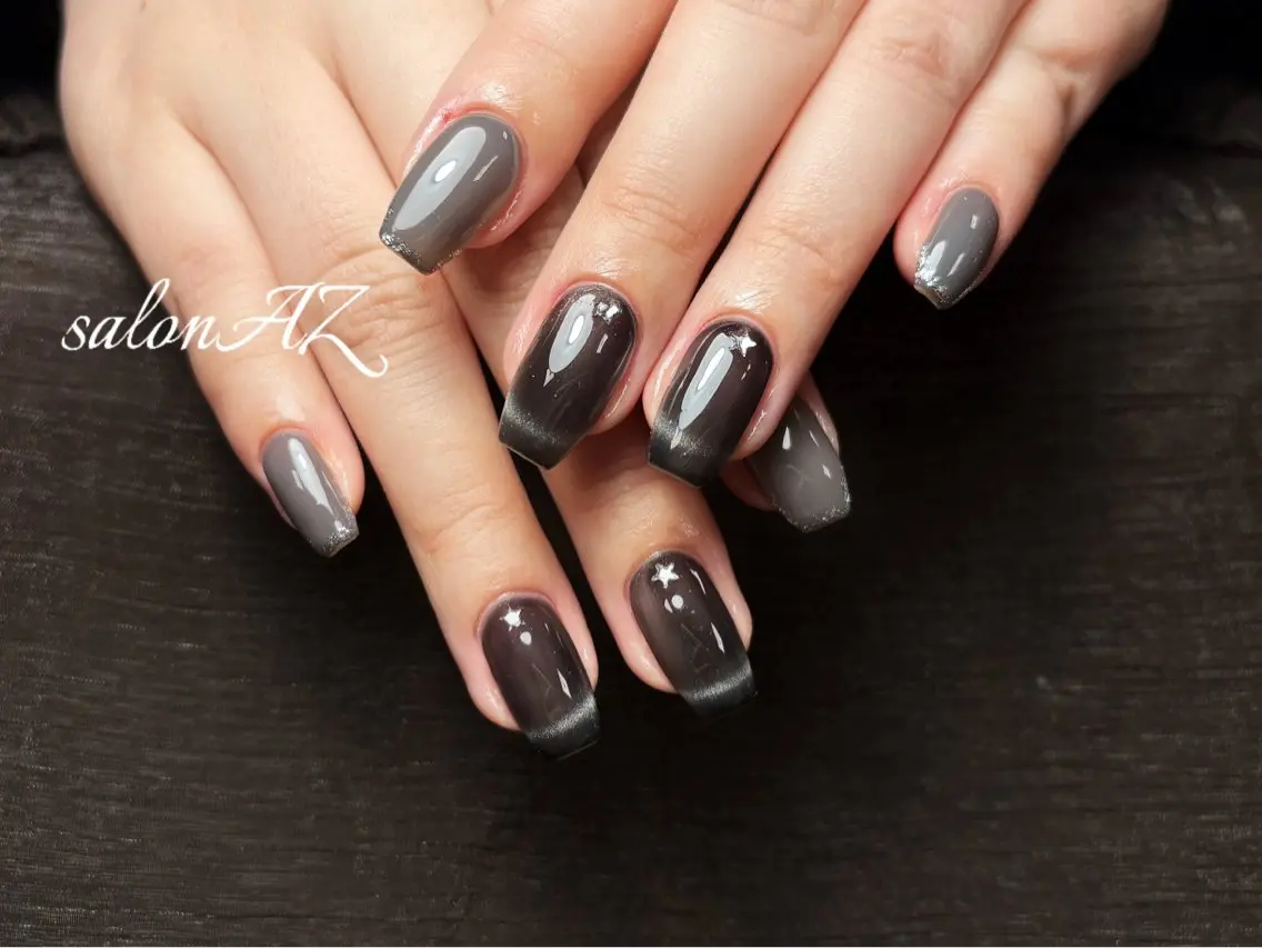 ネイル アートネイル 長さ出し フットネイル フレンチネイル ジェルネイル ハンドネイル salon AZのネイルデザイン
