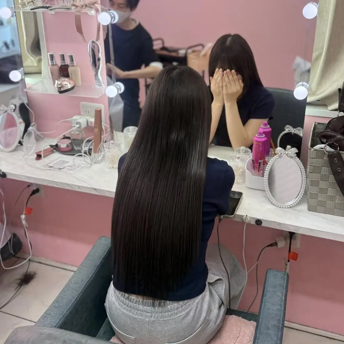 ロング シールエクステ エクステ ロング season ゆみのヘアスタイル