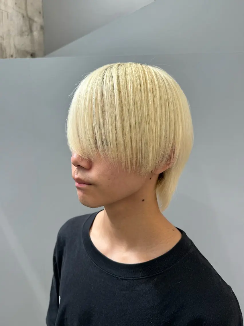 パーマ メンズ メンズブリーチ 髪質改善 ストレートパーマ 表参道/髪質改善 TATSUMIのヘアスタイル
