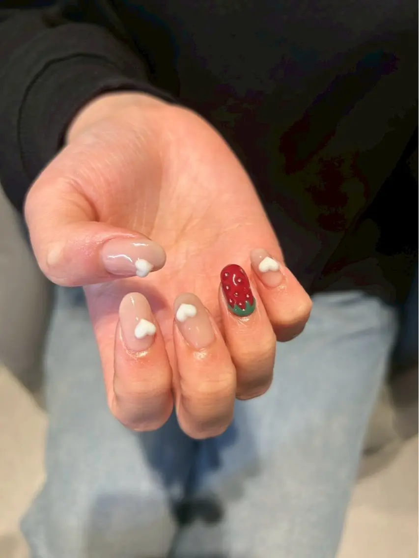 セミロング ハンドネイル Nbibi nail salonのネイルデザイン