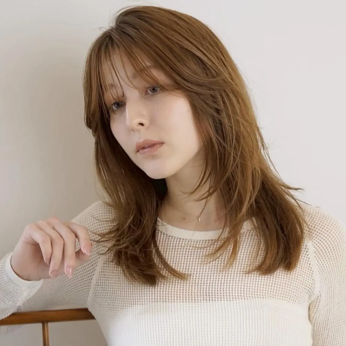 ミディアム カラー パーマ ヘアアレンジ ミディアムパーマ ストレートパーマ カット 縮毛矯正 トリートメント 髪質改善ストレート✨ パーマヘア✨YUKIのヘアスタイル