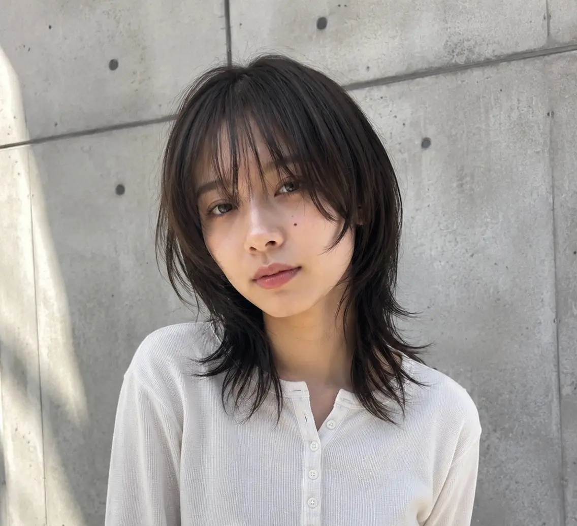 ミディアム 清水 柊人のヘアスタイル