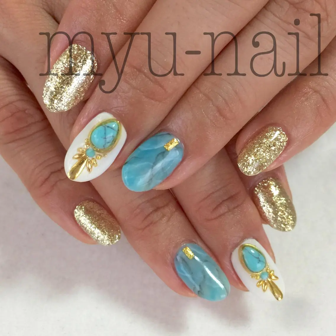 ネイル ハンドネイル ホームサロン myu-nailのネイルデザイン