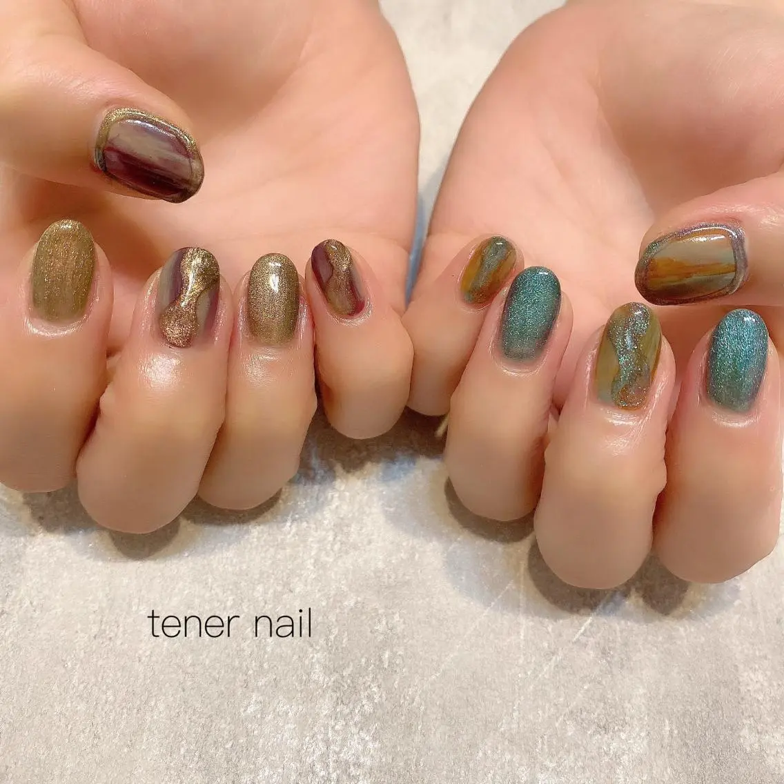 ネイル マグネットネイル テネルネイル tener nailのネイルデザイン