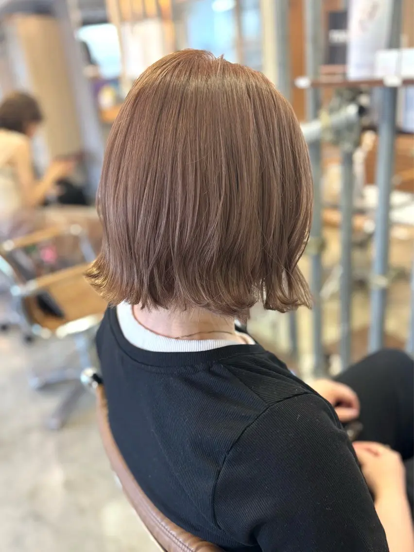 ショート カラー 髪質改善/ヘアケア coiiはしもとはなのヘアスタイル