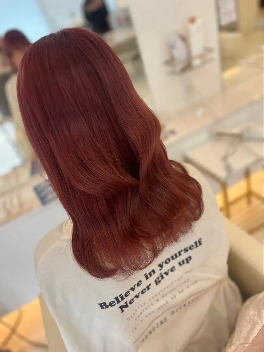 ロング カラー ブリーチ ハイトーンカラー 髪質改善 トリートメント 高野 慧成のヘアスタイル