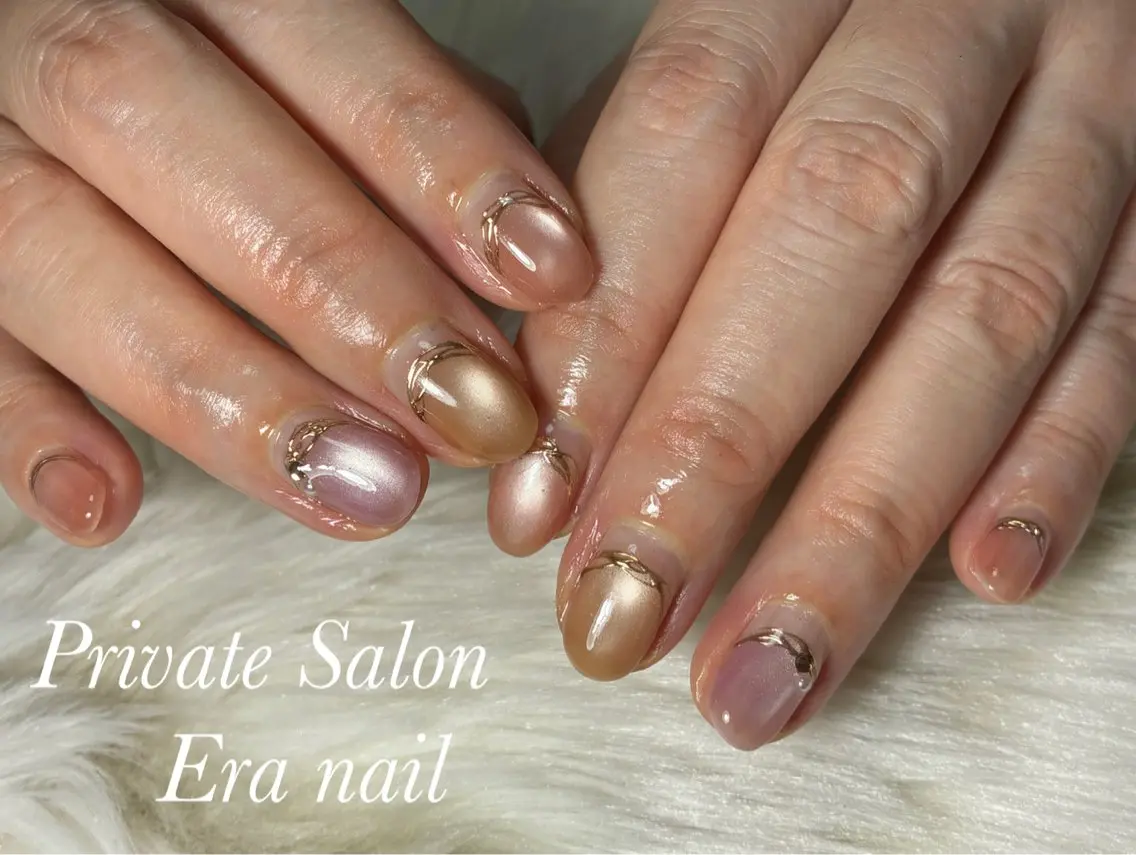 ネイル 持ち込み ハンドネイル Era nailのネイルデザイン