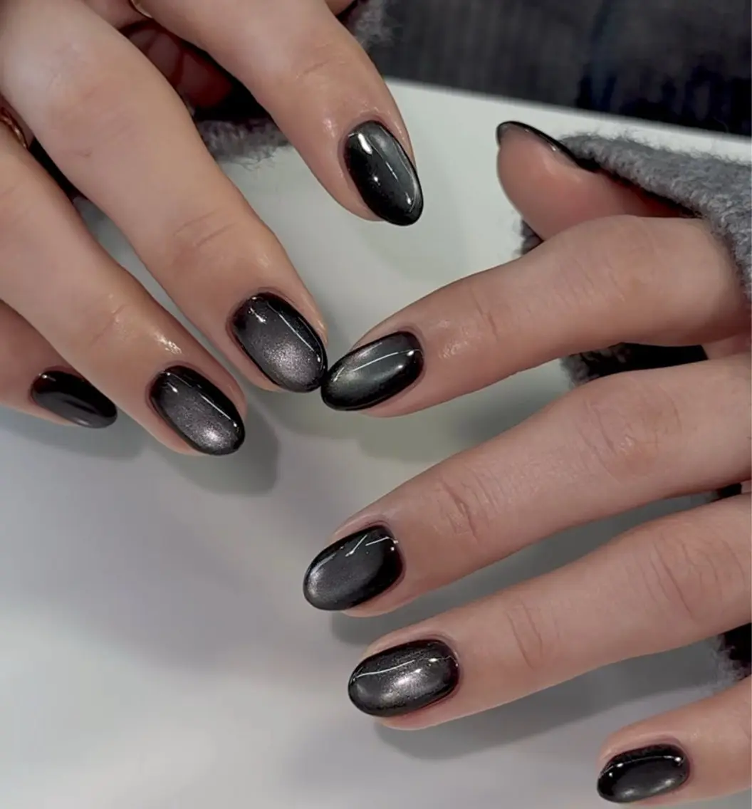 ネイル ハンドネイル 🎀PG🩵 ネイルサロンのネイルデザイン