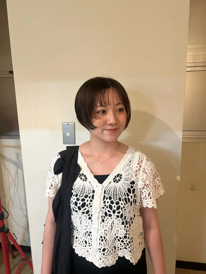 ショート ORe'S HAIR BE　GLaDまなみのヘアスタイル