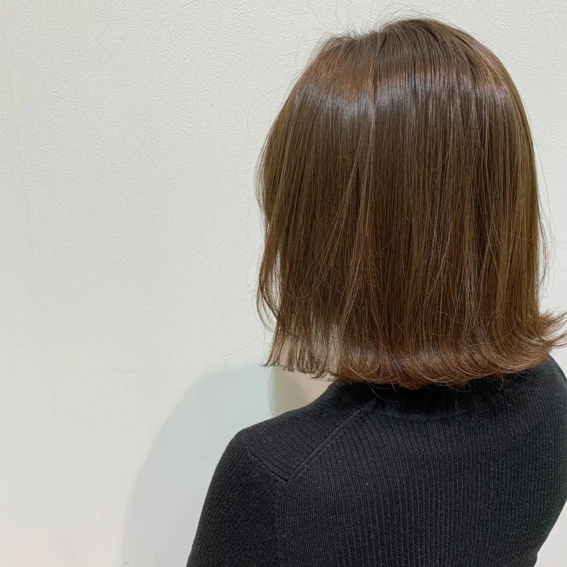 ミディアム カラー カット ヘアカラー トリートメント ナチュラルヘア/ 似合わせ/三宅 昌太のヘアスタイル