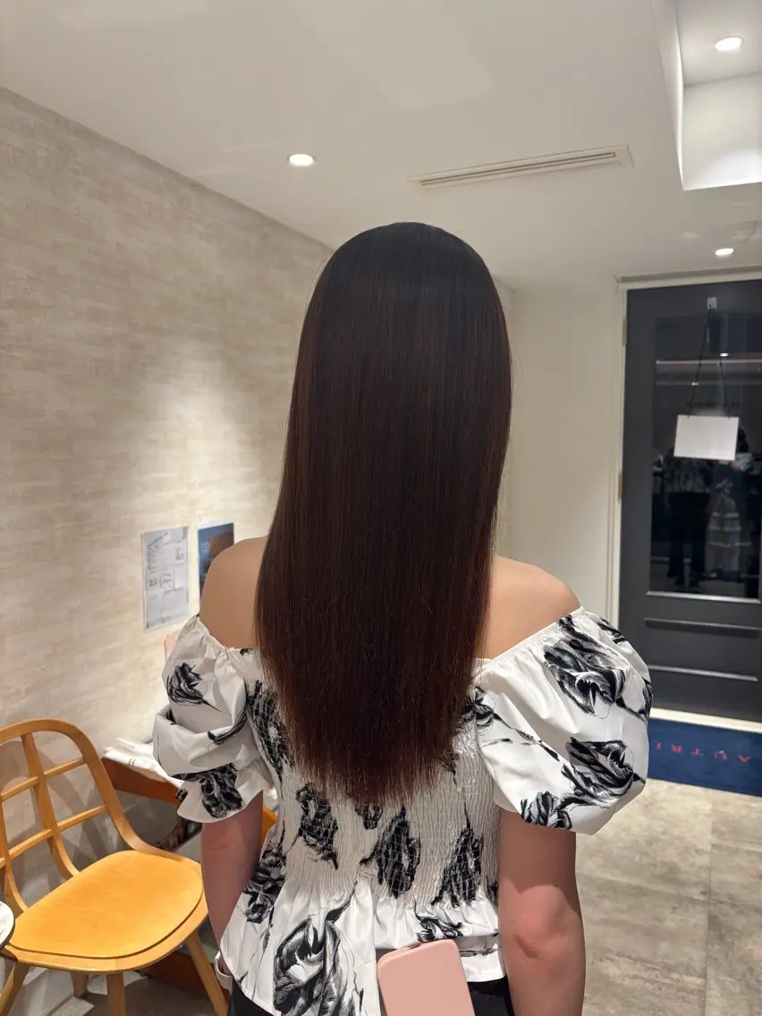 ロング パーマ 縮毛矯正 🫧Miyu カットモデル募集🫧のヘアスタイル