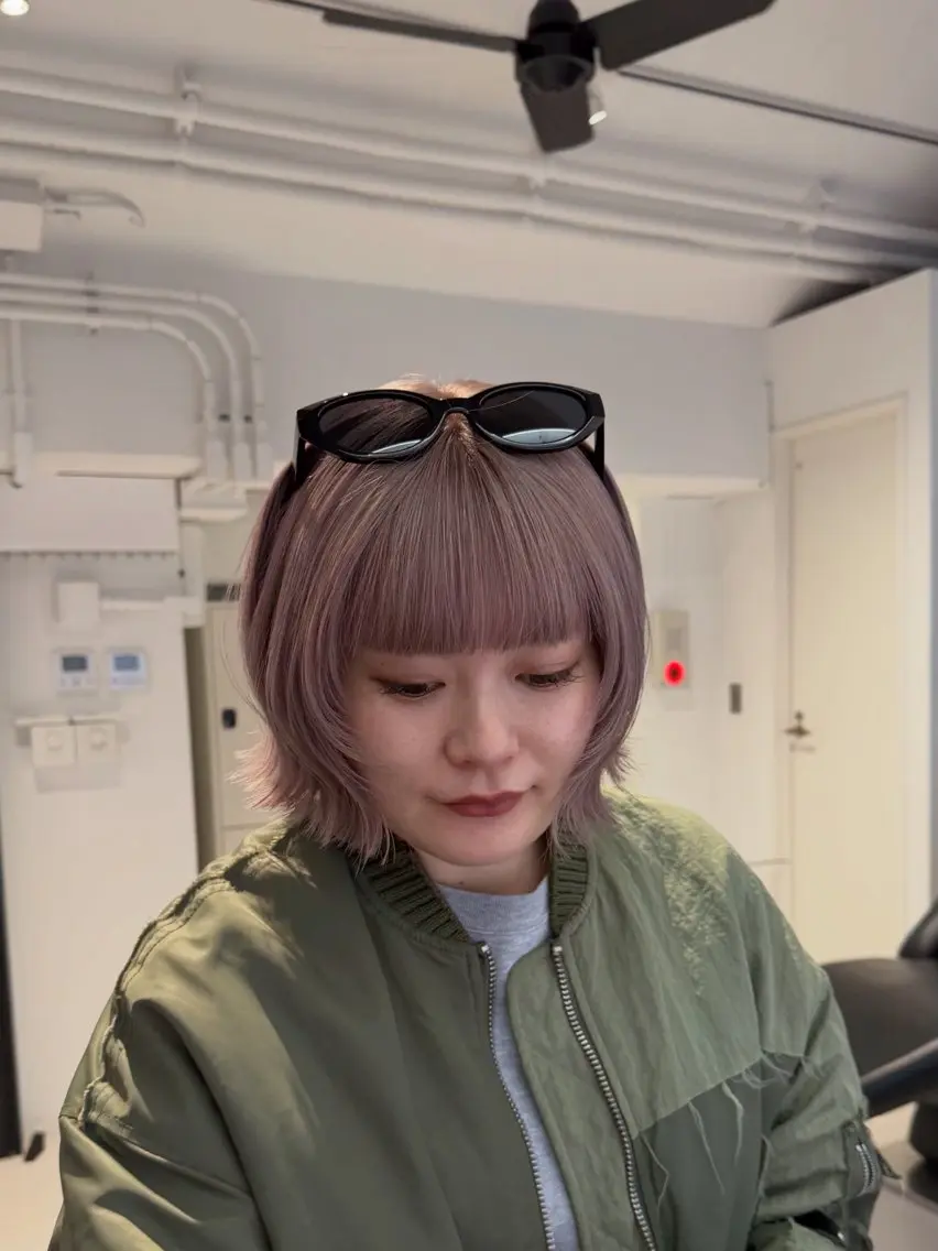 ショート カラー ヘアカラー トリートメント naturalカラー / Rukaのヘアスタイル