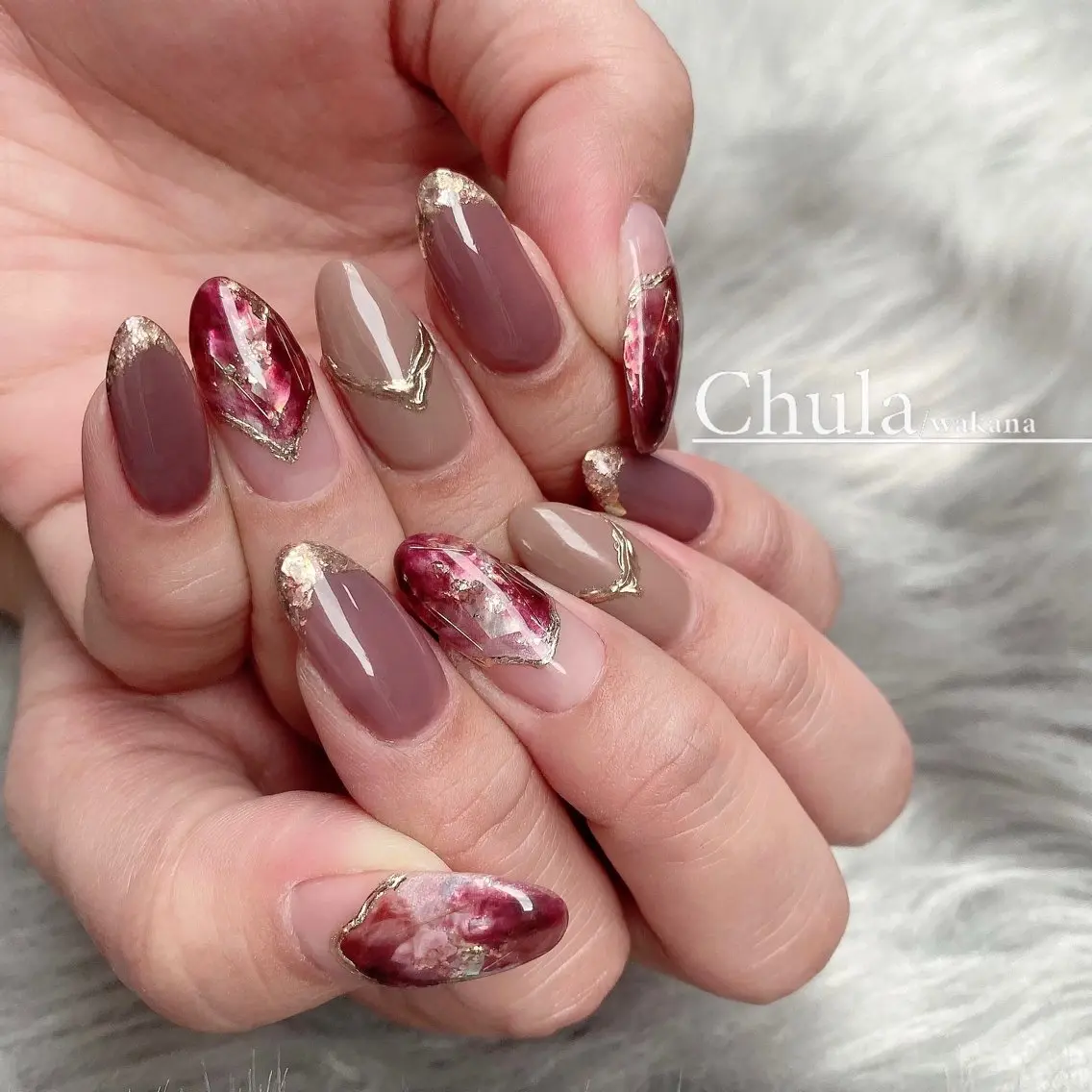 ネイル ハンドネイル Nailsalon Chulaのネイルデザイン