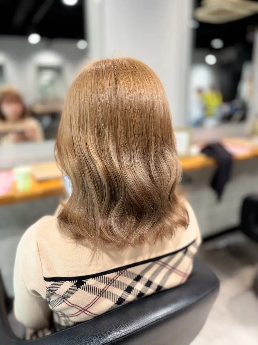 ミディアム カラー ヘアカラー ✨川越ブリーチ特化✨ Yumaのヘアスタイル