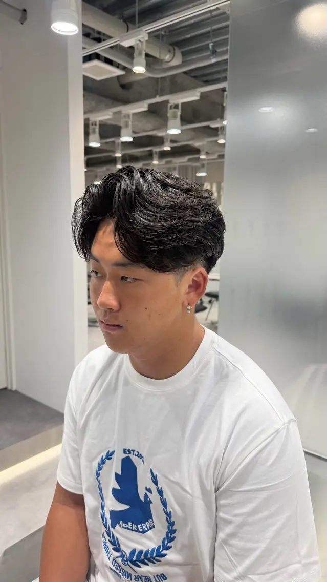 パーマ カット パーマ トリートメント 土屋 嘉慧のヘアスタイル