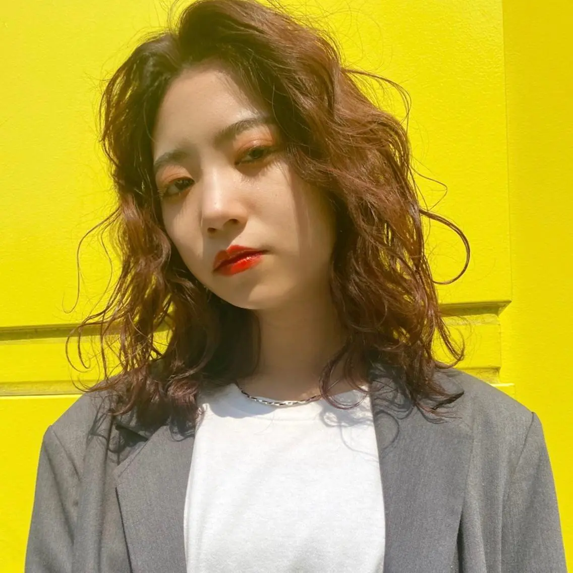ミディアム カラー 🧡色落ちまで2度 楽しめる🧡ヨシキのヘアスタイル