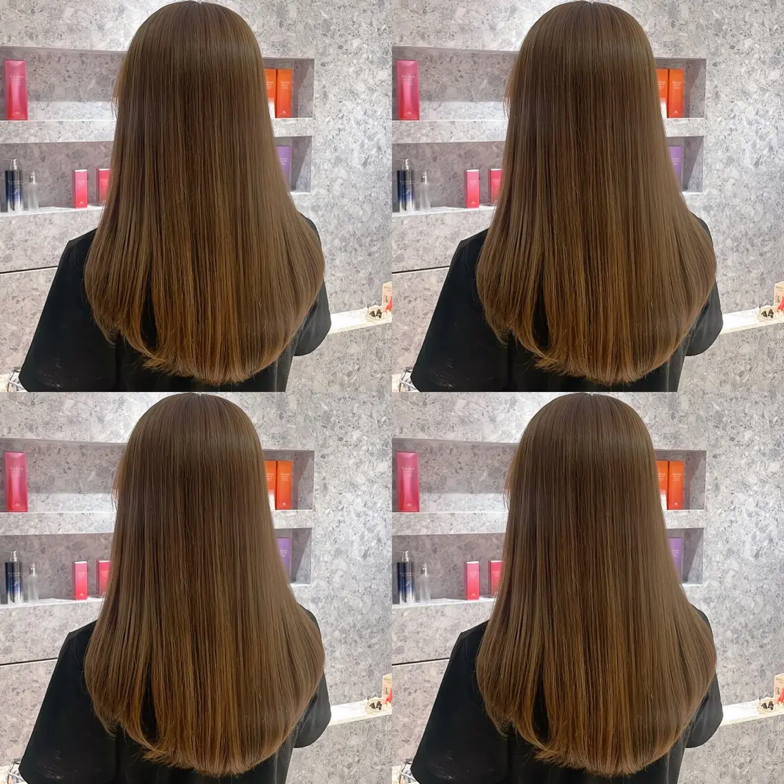 セミロング カラー カット ヘアカラー Minami. 🩵 再現性特化ヘアのヘアスタイル