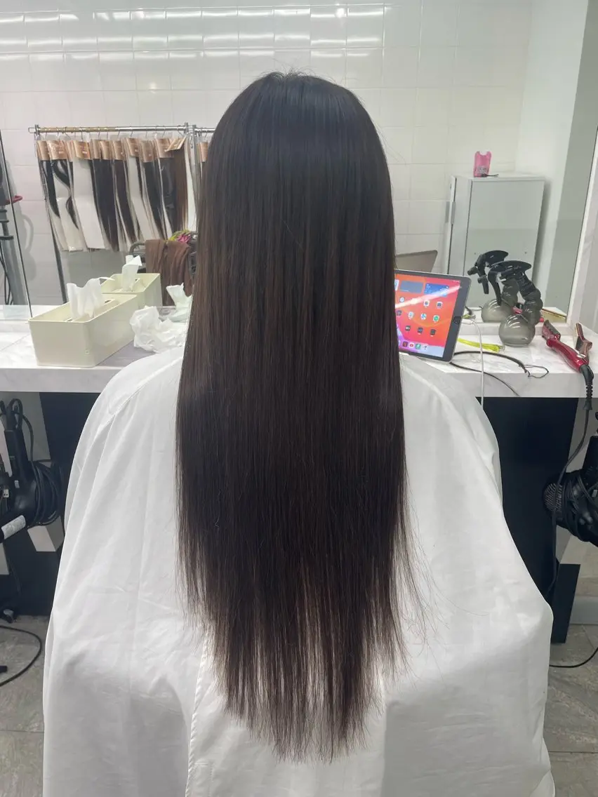 ロング エクステ ハイトーンカラーエク ステ🌺RENA🌺のヘアスタイル