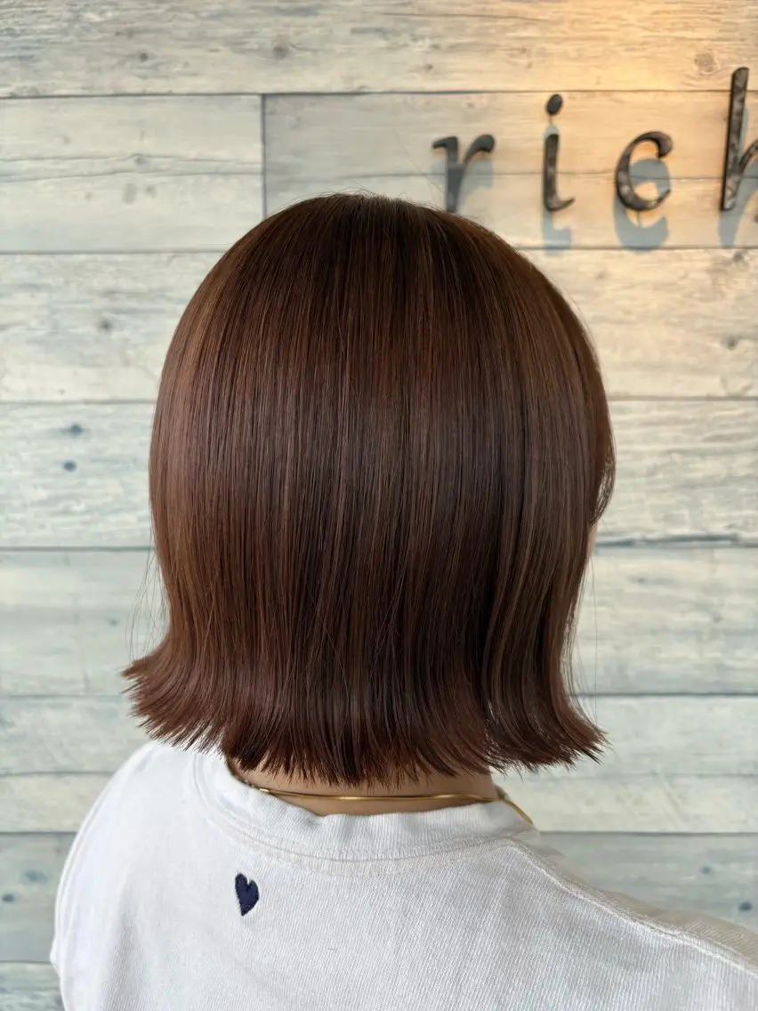 ショート カット ヘアカラー Riche 🌀佐々木愛可🌀のヘアスタイル