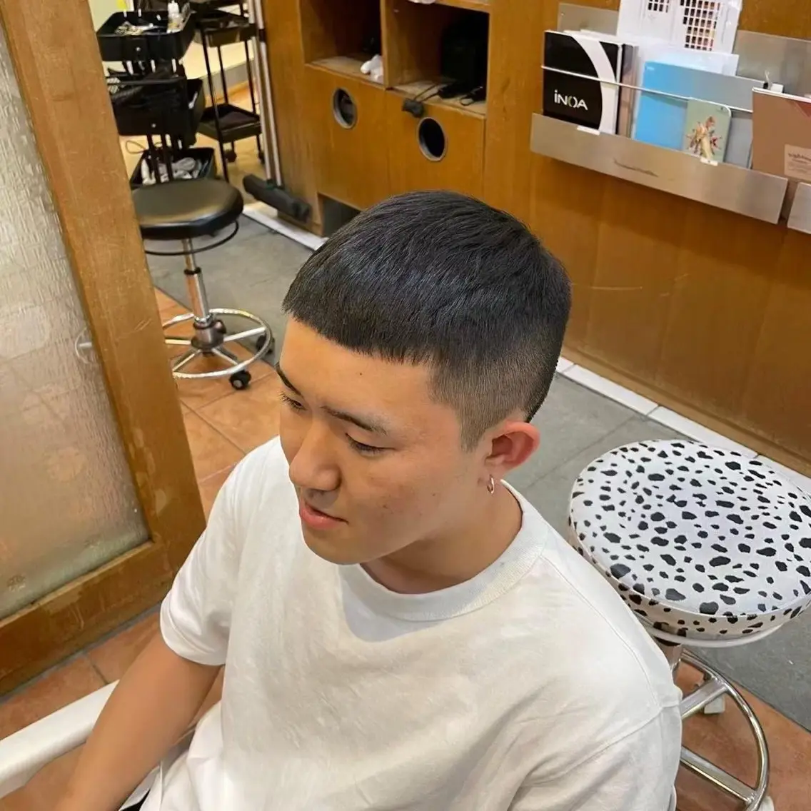 ショート メンズ 🎨カラー&眉カット ✂️モデル募かずとのその他イメージ